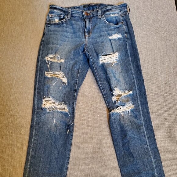 JOE'S Jeans Destructed Slim Crop - Picture 2 of 7